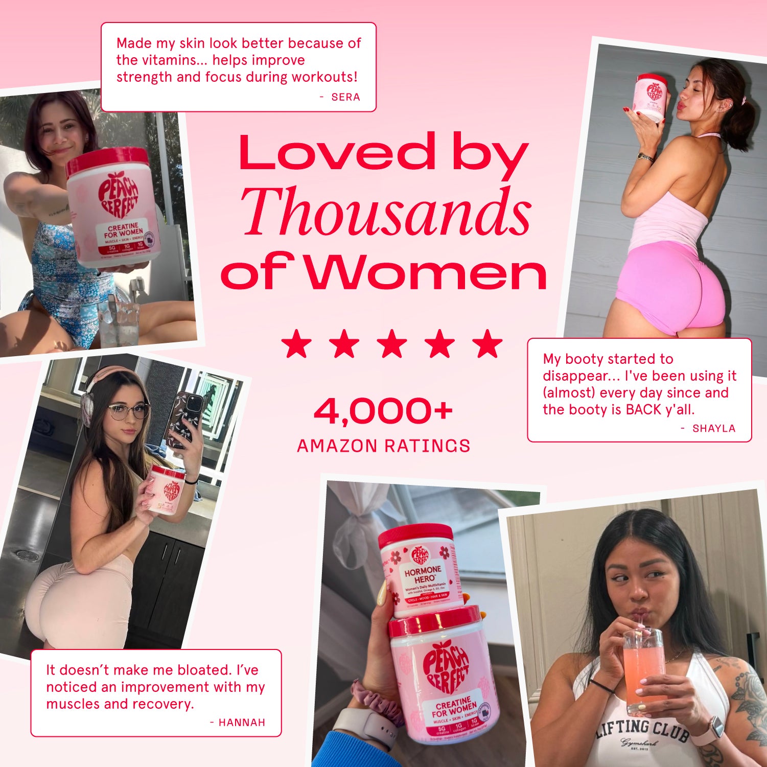 Loved by thousands of women, 4,000+ Amazon ratings